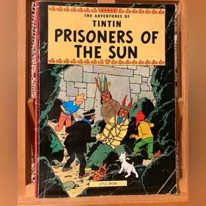 The Adventures of Tintin  - Prisoners of the Sun - Graphic Comic Book, Herge